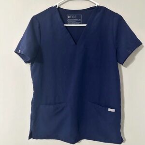 Figs Navy Blue Women's Top XS
